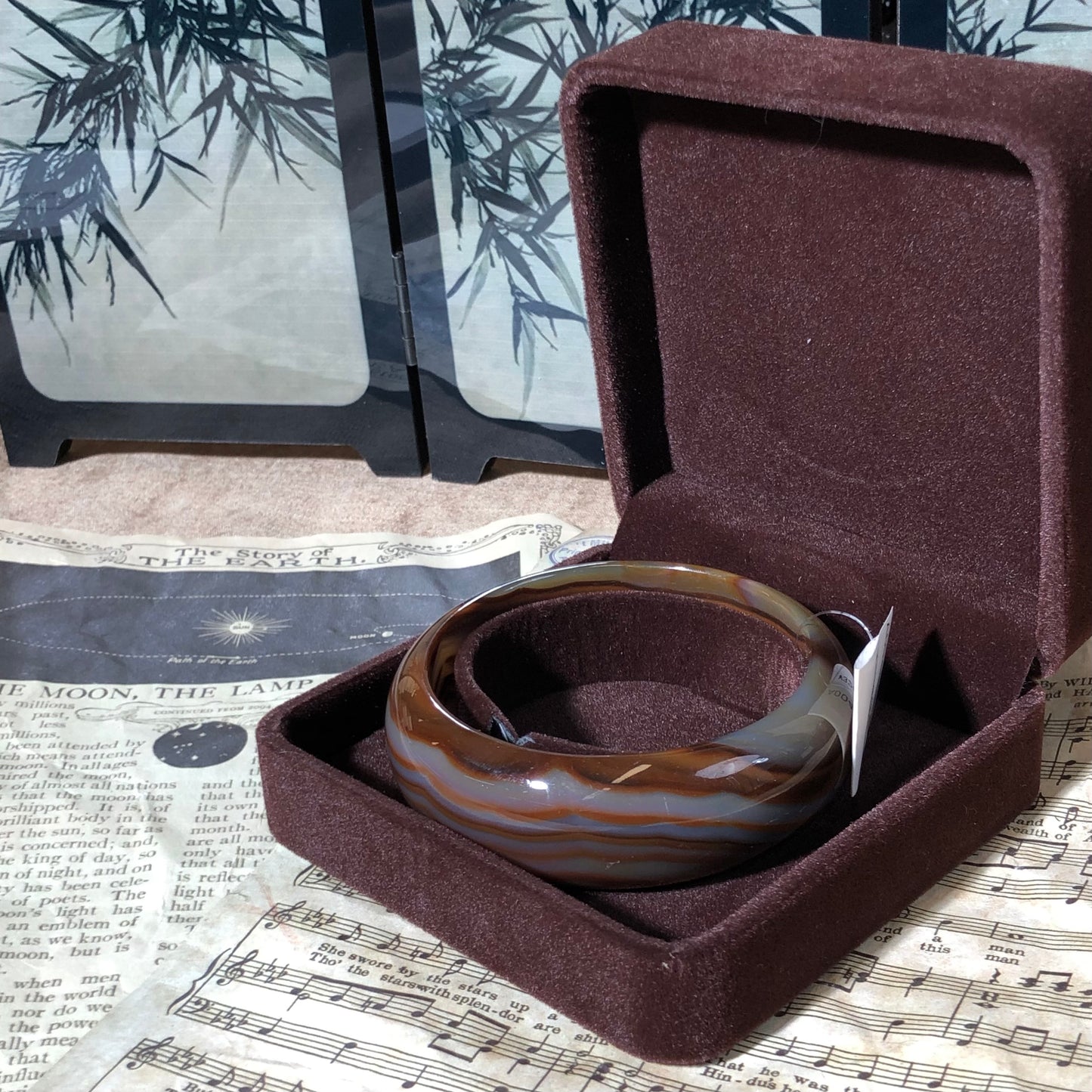 Natural high-quality agate bracelet